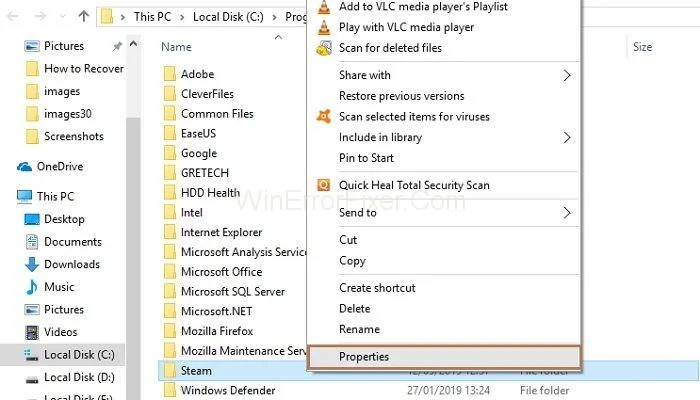 Ralat Keistimewaan Fail Hilang Steam {Diselesaikan}