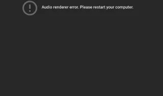 Errore di rendering audio - Riavvia il computer {Risolto}