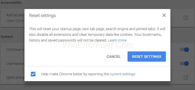 Conferma l'errore di reinvio del modulo in Chrome {Risolto}