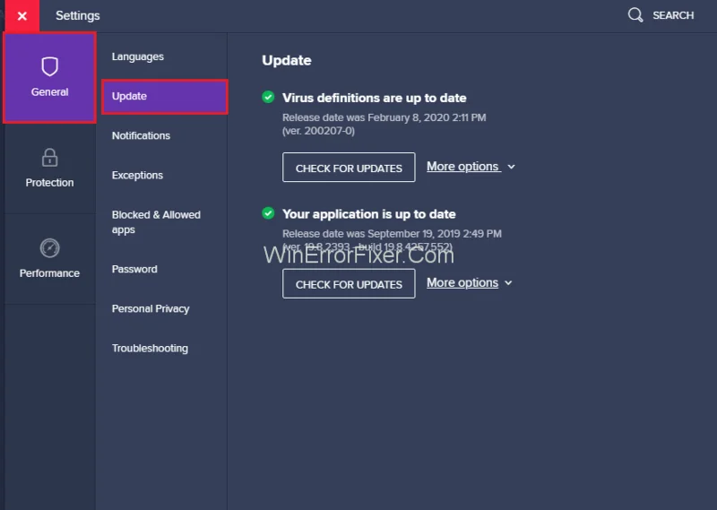 Isu Penggunaan CPU Tinggi Perkhidmatan Avast {Selesai}