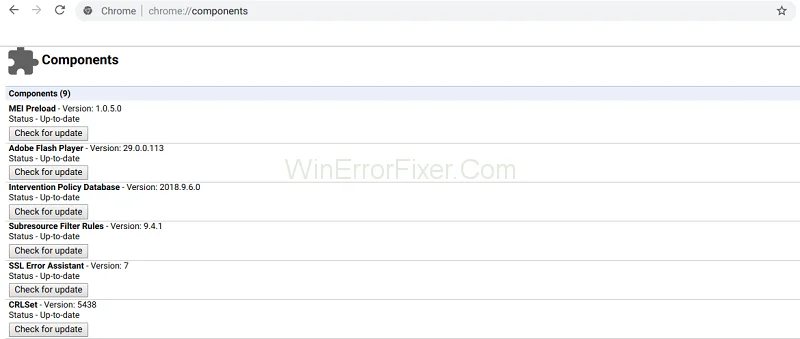 Chrome://Components چیست و چگونه کامپوننت ها را با استفاده از آن به روز کنیم