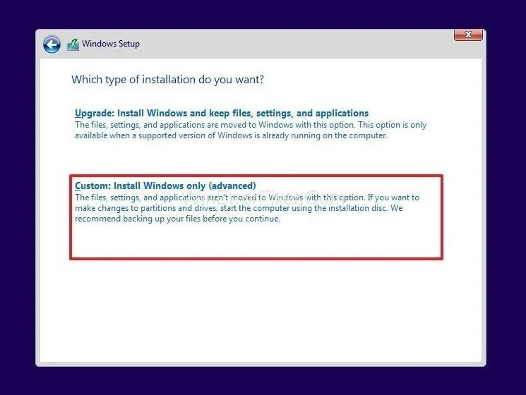 Codice di errore 0x80300024 durante l'installazione di Windows {risolto}