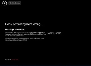 Codice di errore M7703-1003 (Componente mancante) su Netflix {Risolto}