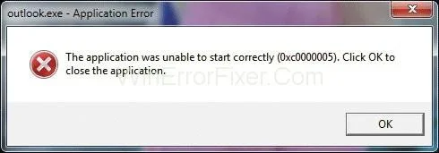 Errore dell'applicazione 0xc0000005 {Risolto}
