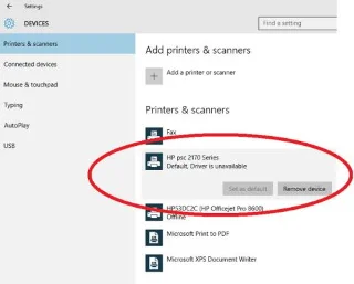Il driver della stampante non è disponibile su Windows 10 {Risolto}