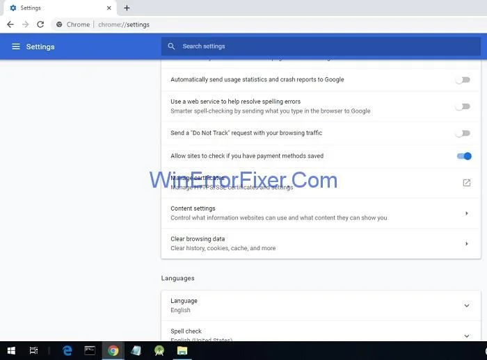 La tua connessione non è privata Errore in Chrome {Risolto}