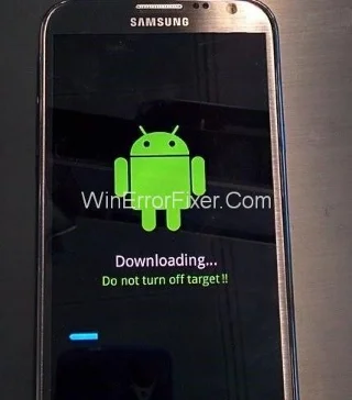 Memuat turun… Jangan matikan Ralat sasaran dalam Android