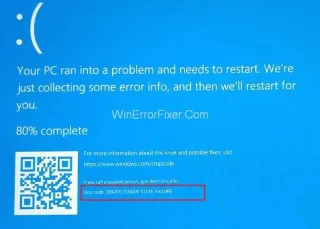 Błąd awarii stanu zasilania sterownika w systemie Windows 10 {rozwiązany}