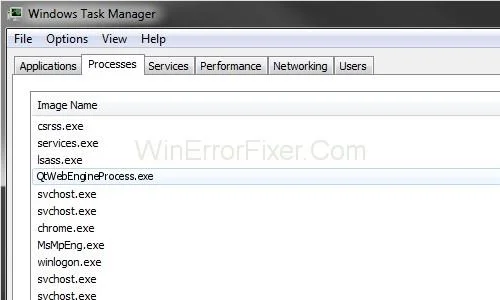 QtWebEngineProcess.exe چیست و چگونه مشکلات را متوقف، حذف یا برطرف کنیم
