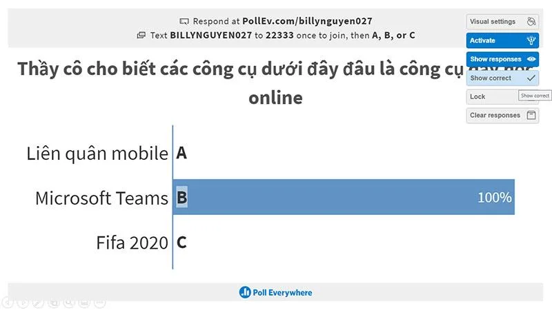 با Poll Everywhere اسلایدهای پاورپوینت تعاملی ایجاد کنید