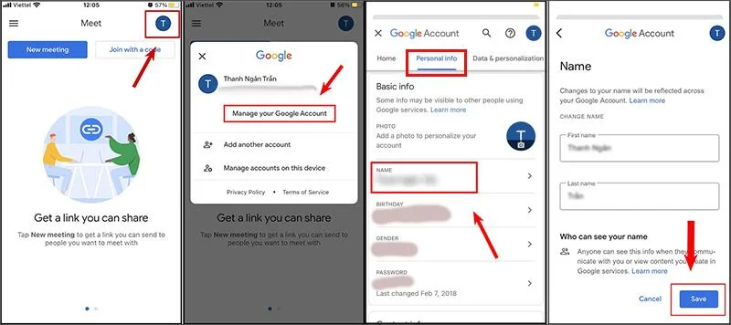 نحوه تغییر نام Google Meet در تلفن، کامپیوتر ساده است
