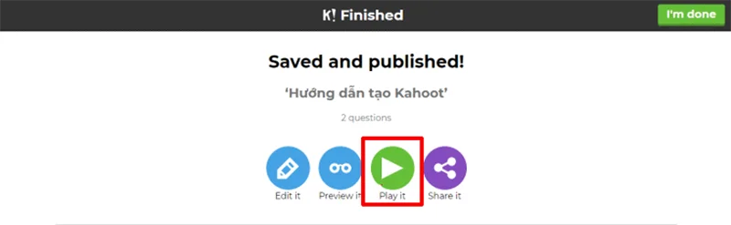 راهنمای کاربر Kahoot!  مسابقه سرگرم کننده ایجاد کنید