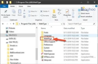 Istruzioni per linserimento di Mathtype nei documenti in Word 2019