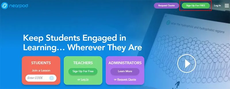 Nearpod چیست؟  دستورالعمل استفاده از Nearpod در آموزش
