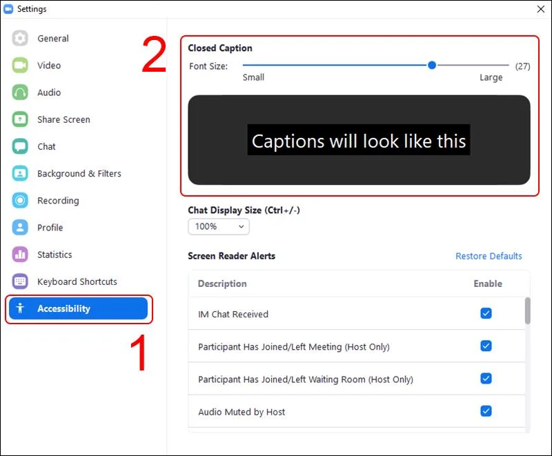 Usa la funzione per aggiungere i sottotitoli in zoom (sottotitoli)