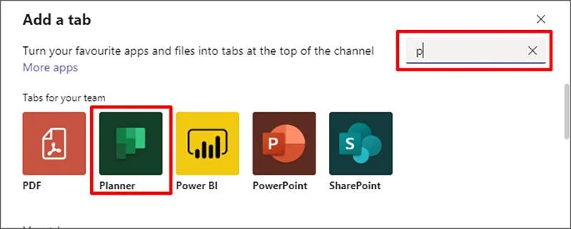استفاده از Microsoft Planner در تیم های مایکروسافت