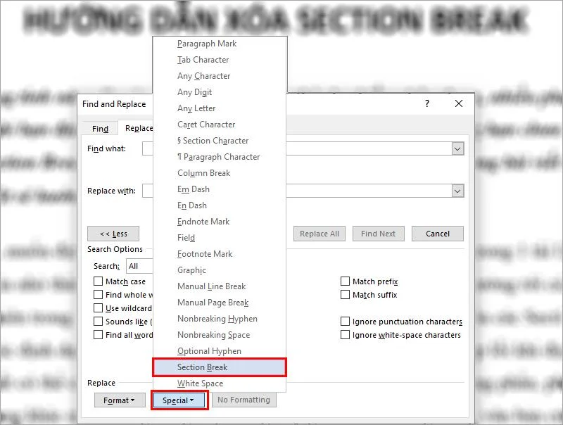 حذف Section Break در Microsoft Word آسان است