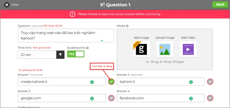 راهنمای کاربر Kahoot!  مسابقه سرگرم کننده ایجاد کنید