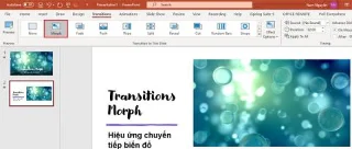 Utilizzo degli effetti Morph in PowerPoint