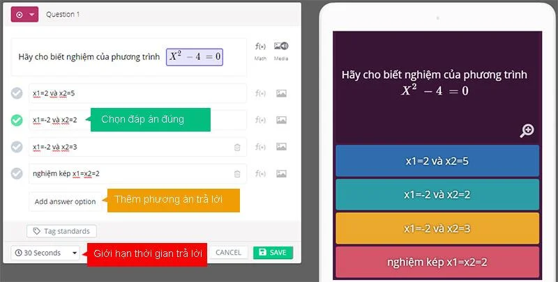 دستورالعمل استفاده از Quizizz - ابزاری برای پشتیبانی از تست ارزیابی