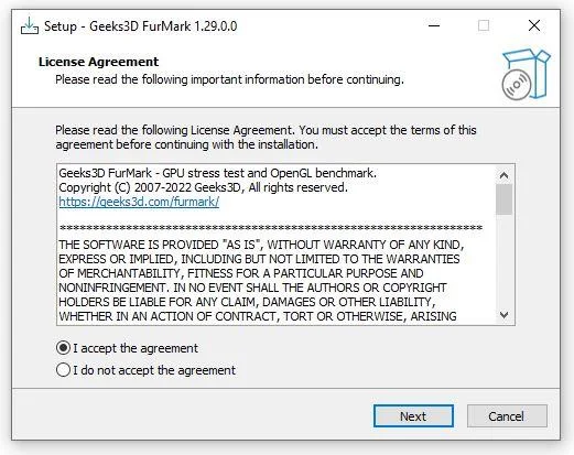 Download Furmark and how to use it to test GPU power