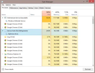 How to fix 99%, 100% CPU overload error simply and effectively!