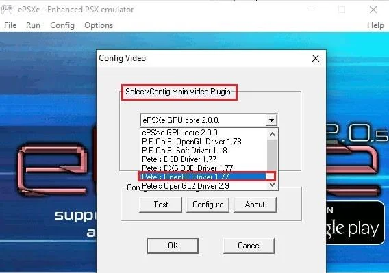 Instruções para jogar o emulador de PS1 no PC