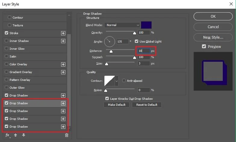 Crie sombras de texto no Photoshop com dois estilos simples