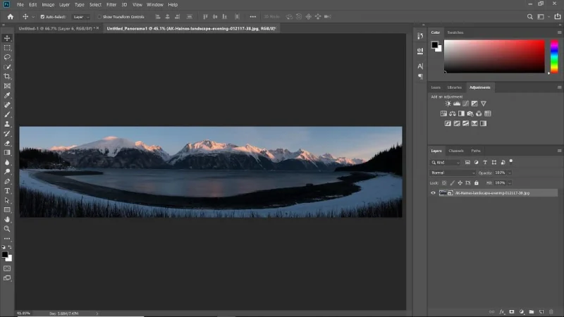 Cos'è Panorama?  Guida per scattare foto panoramiche con una fotocamera DSLR in modo professionale