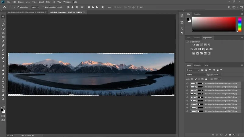 Cos'è Panorama?  Guida per scattare foto panoramiche con una fotocamera DSLR in modo professionale