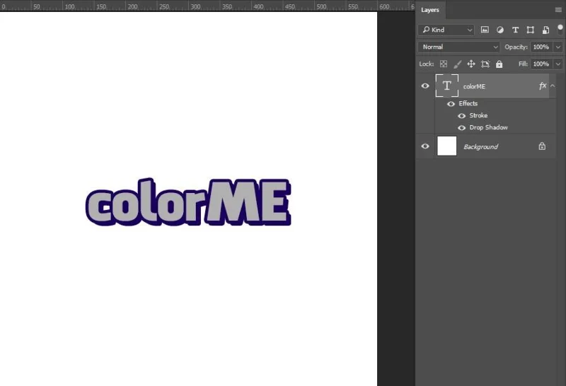 Crie sombras de texto no Photoshop com dois estilos simples