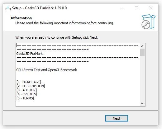 Download Furmark and how to use it to test GPU power